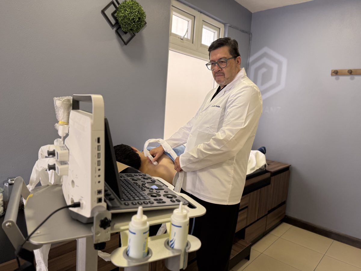 Procedimiento guiado por ultrasonido